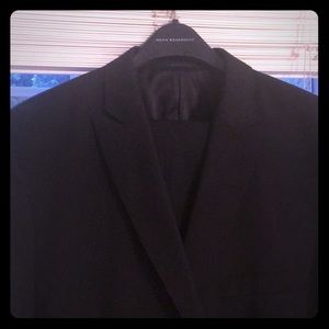 Men’s Calvin Klein black pinstripe suit Size 50L